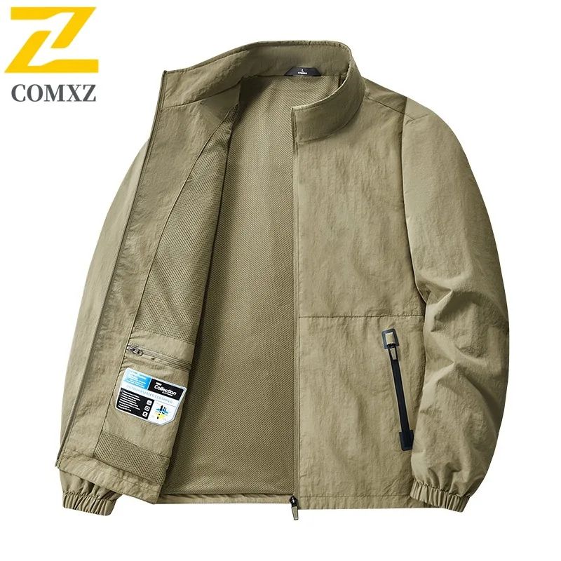 COMXZ Мужская куртка 2021, весенне-осенняя уличная легкая ветрозащитная куртка премиум-класса для путешествий, кемпинга и пешего туризма, свободное минималистское пальто
COMXZ Мужская куртка 2021, весенне-осенняя уличная легкая ветрозащитная куртка премиум-класса для путешествий, кемпинга и пешего туризма, свободное минималистское пальто