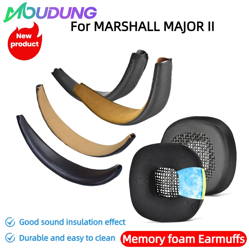 MOUDUNG Soft Foam Ice gel memory foam Headphone Ear Pads Compatible For MARSHALL MAJOR II Headset Earmuffs Repairing Parts
MOUDUNG Soft Foam Ice gel memory foam Headphone Ear Pads Compatible For MARSHALL MAJOR II Headset Earmuffs Repairing Parts