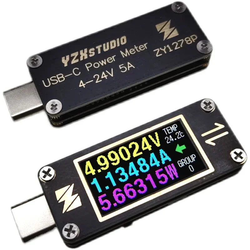 New YZXSTUDIO ZY1278E USB Type-C PD Tester Voltage Current Ripple Oscilloscope USB-C Meter
New YZXSTUDIO ZY1278E USB Type-C PD Tester Voltage Current Ripple Oscilloscope USB-C Meter