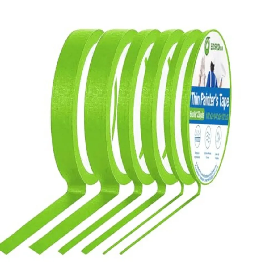 Thin Painters Tape 1/8", 1/4", 1/2" Width Options Painter's Tape Paint Tape Fine Line Masking Tape, Pinstriping Tape, DIY Art,
Thin Painters Tape 1/8", 1/4", 1/2" Width Options Painter's Tape Paint Tape Fine Line Masking Tape, Pinstriping Tape, DIY Art,