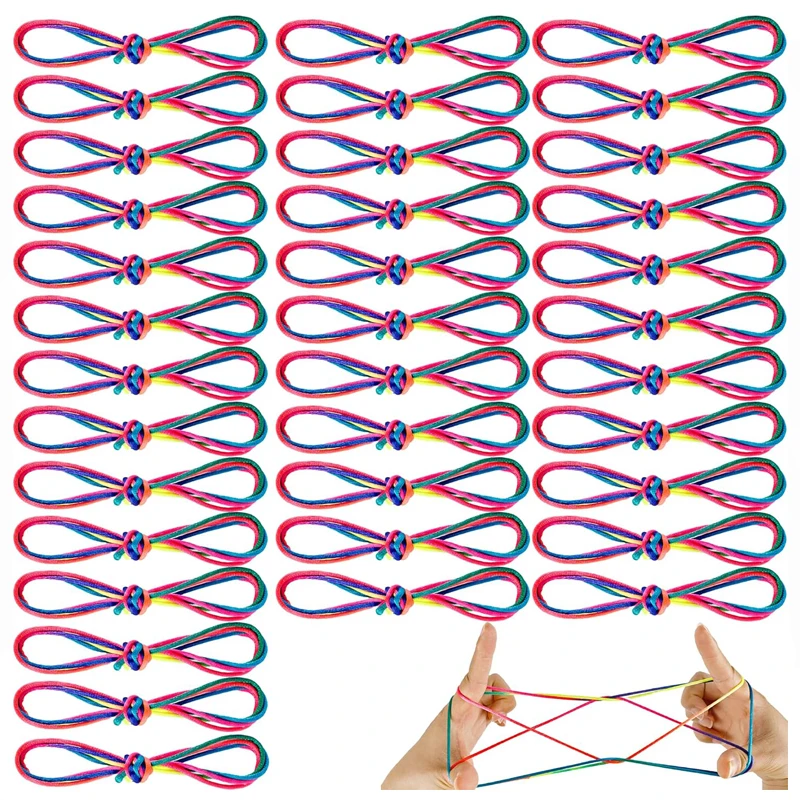 3PCS Creative Rainbow Rope Finger String Game For Kids Teens Boys Girls Children's Day Birthday Party Supplies Gifts
3PCS Creative Rainbow Rope Finger String Game For Kids Teens Boys Girls Children's Day Birthday Party Supplies Gifts