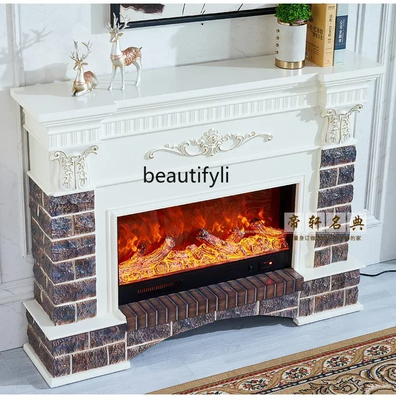 D178 Y European-Style American-Style Retro Fireplace Mantel Curio Cabinet Fireplace Mantel Simulation Flame Mantel
D178 Y European-Style American-Style Retro Fireplace Mantel Curio Cabinet Fireplace Mantel Simulation Flame Mantel
