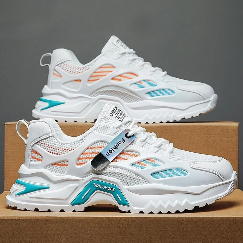 Men's Spring 2025 Fashionable Sports Casual Shoes Mesh Upper Heightening Dad Sneakers round Toe Rubber Sole Color
Men's Spring 2025 Fashionable Sports Casual Shoes Mesh Upper Heightening Dad Sneakers round Toe Rubber Sole Color