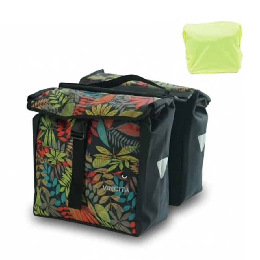 Double Bike Pannier Bag 12L Top Load Rear Rack Saddlebags Water-Resistant Commuter Carrier with Rain Cover, Rigid Back and Refl
Double Bike Pannier Bag 12L Top Load Rear Rack Saddlebags Water-Resistant Commuter Carrier with Rain Cover, Rigid Back and Refl