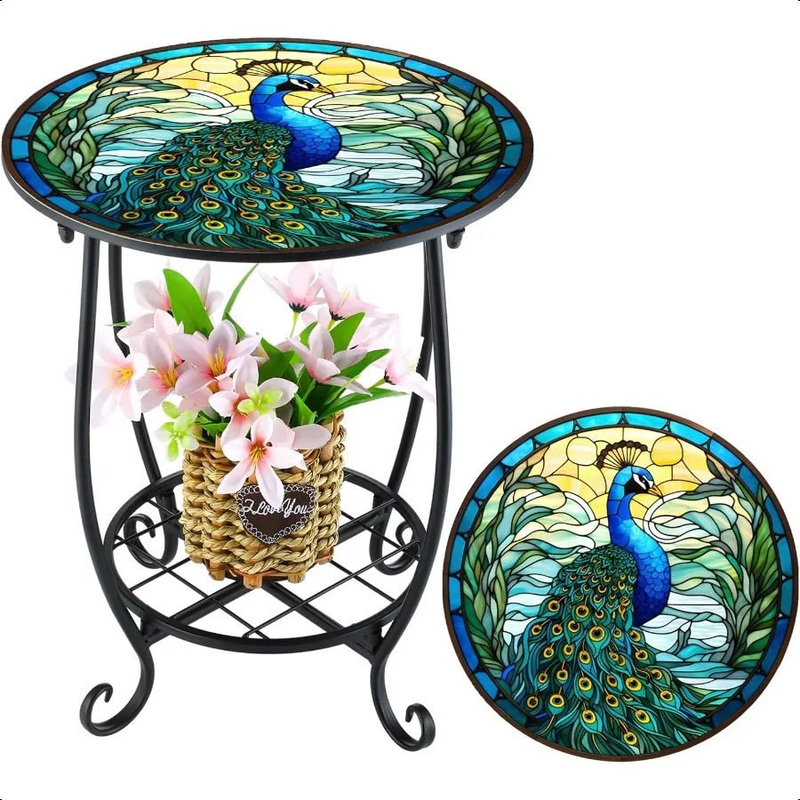 Outdoor Side Table Round Small Mosaic Patio Accent Indoor End Plant Metal Coffee Tea Table for Yard Porch Garden Patio Living R
Outdoor Side Table Round Small Mosaic Patio Accent Indoor End Plant Metal Coffee Tea Table for Yard Porch Garden Patio Living R