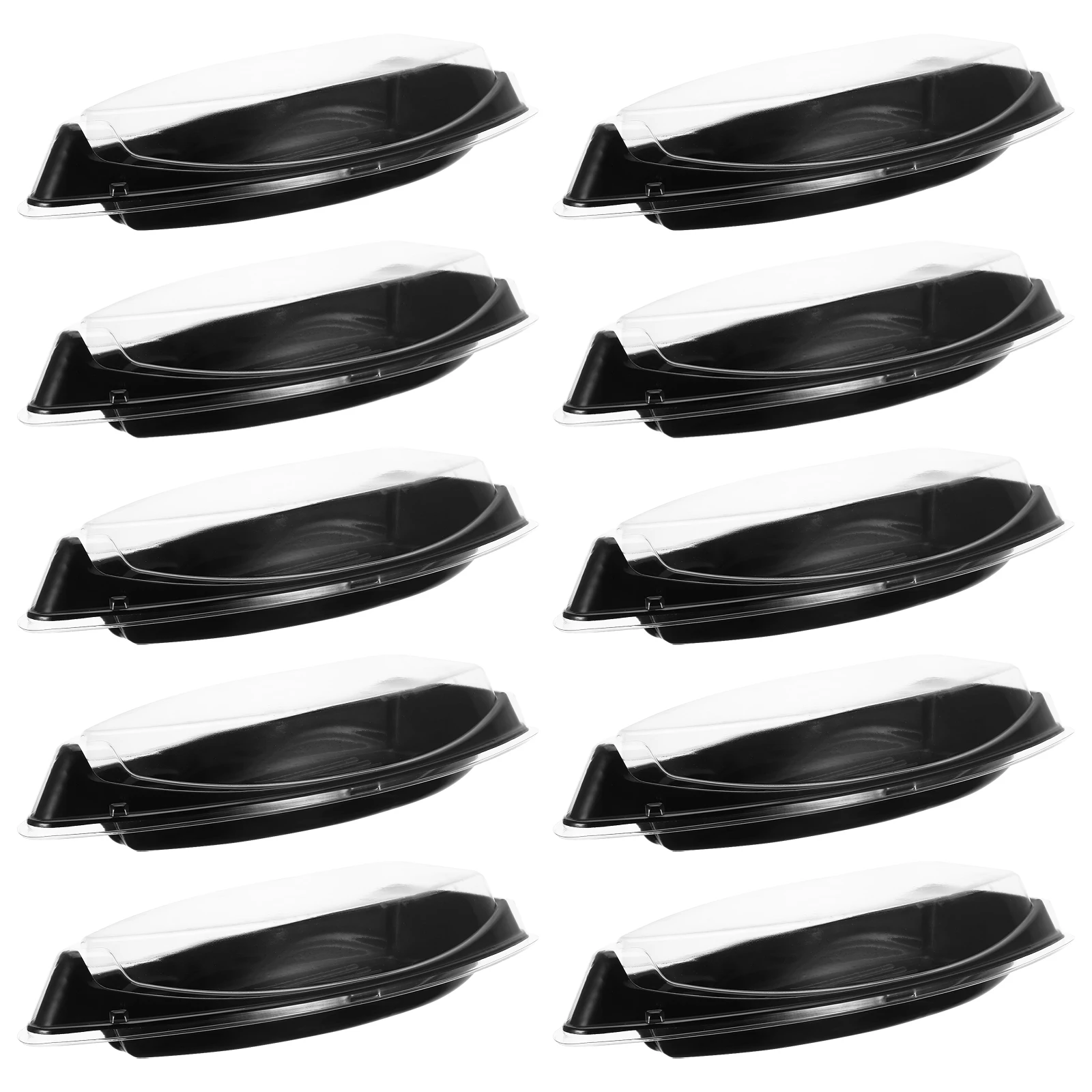 10pcs Box Boat Shape Lightweight Portable Takeout Container For Sushi Packaging Display Catering Plastic Food Tray Sashimi
10pcs Box Boat Shape Lightweight Portable Takeout Container For Sushi Packaging Display Catering Plastic Food Tray Sashimi