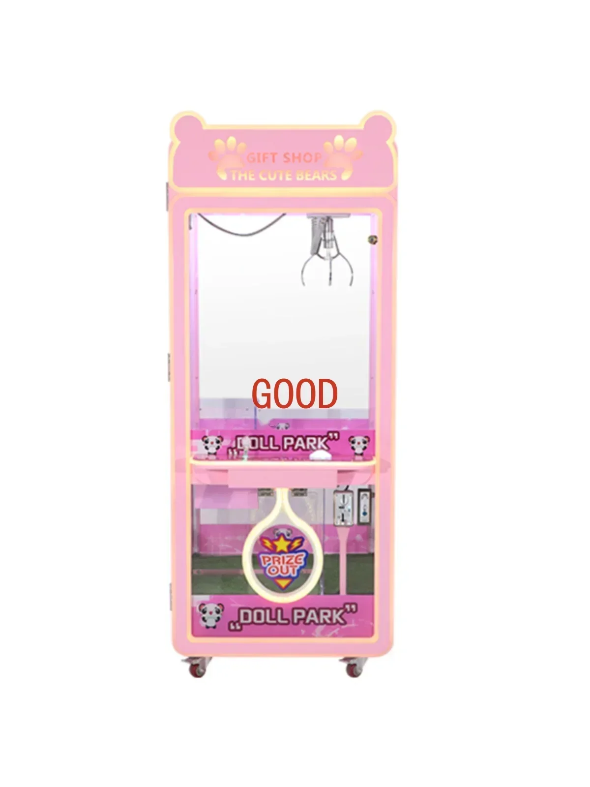 Shopping Mall Prize Claw Fully Transparent Doll Machine Clip Machine
Shopping Mall Prize Claw Fully Transparent Doll Machine Clip Machine