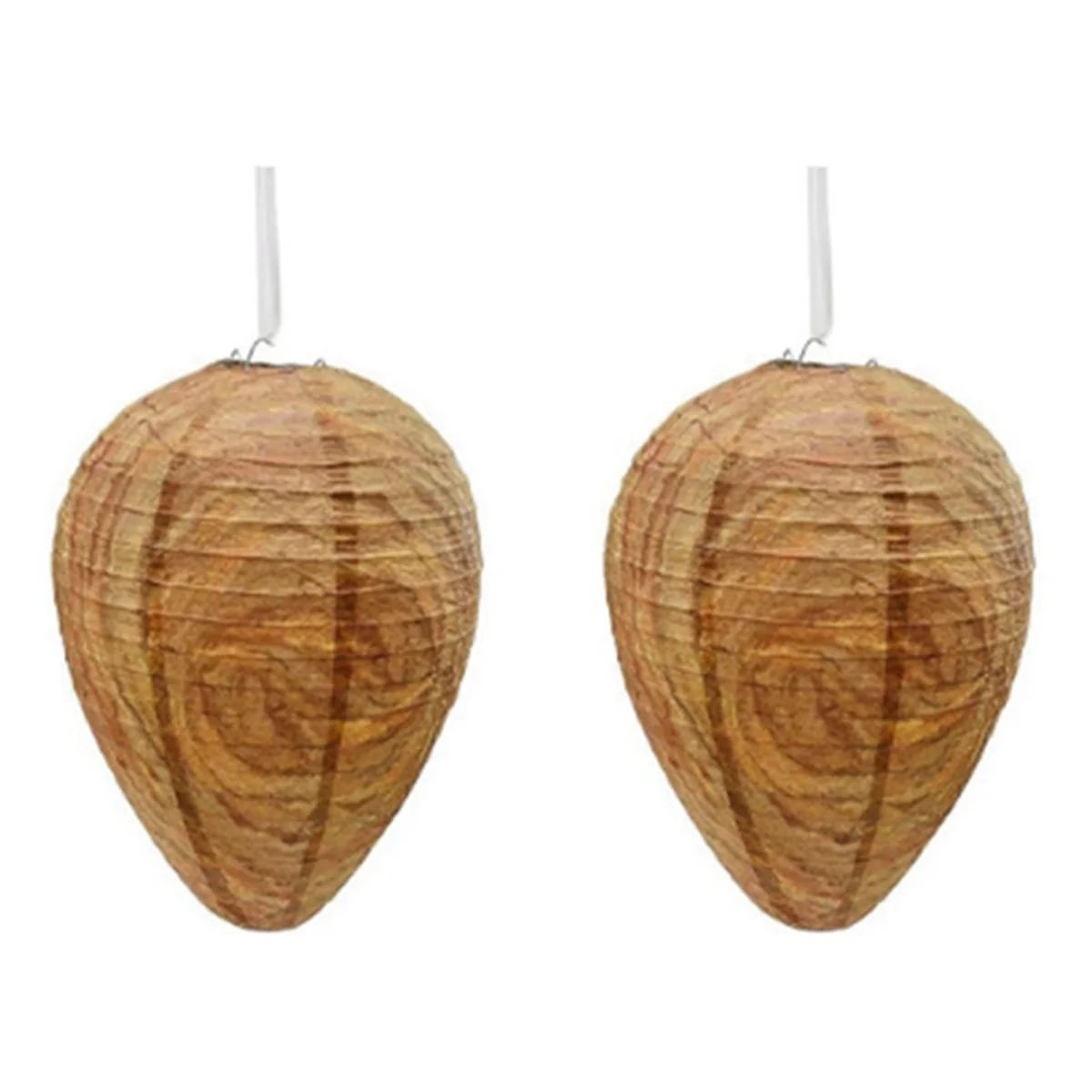 A06T-2Pcs Wasp Nest Decoy Beehive Wasp Wasp Hornet Spiral Cloth Paper Lantern Hanging Drive Beehive
A06T-2Pcs Wasp Nest Decoy Beehive Wasp Wasp Hornet Spiral Cloth Paper Lantern Hanging Drive Beehive