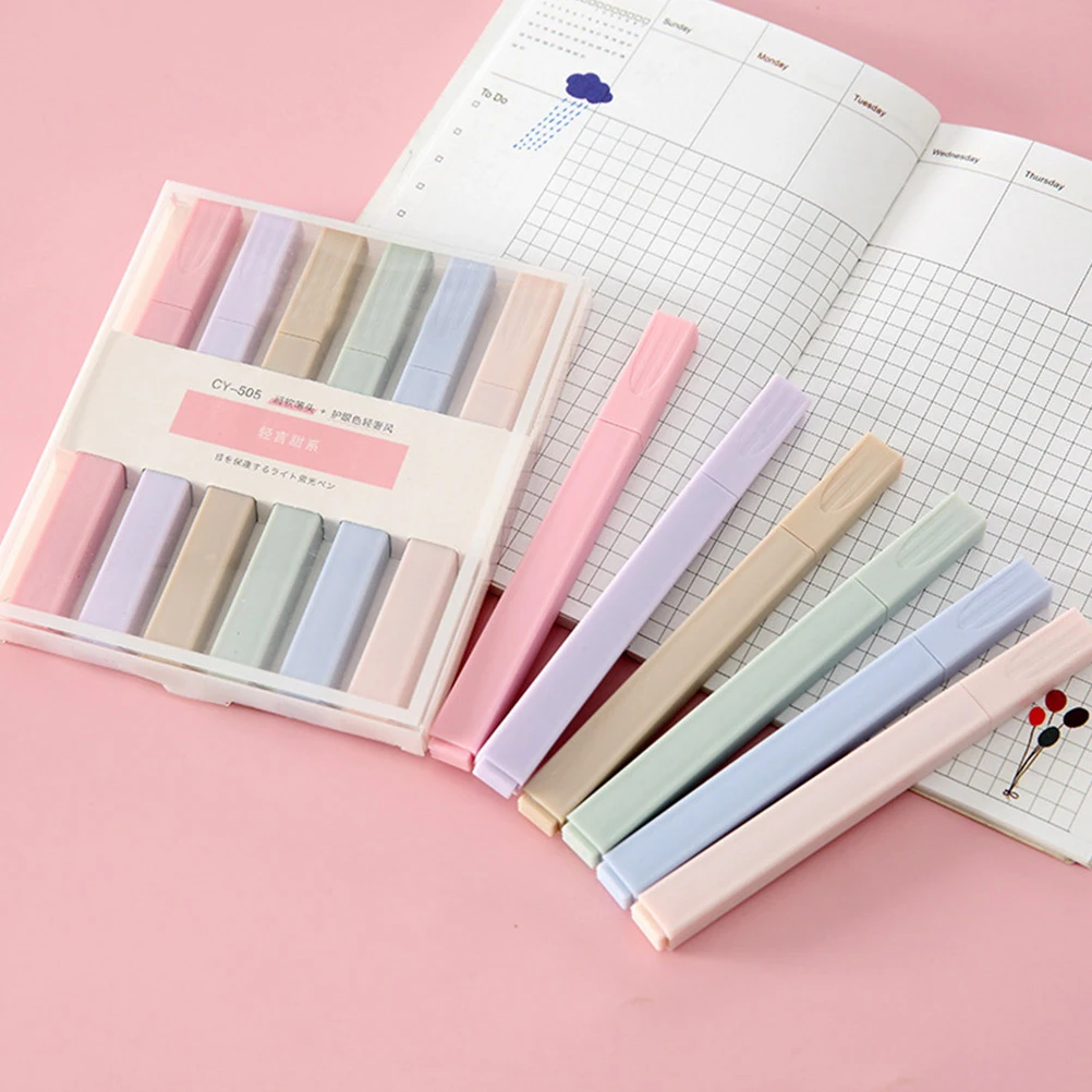 12 Pcs Fluorescent Pens Light Color Highlighter Markers School Art Stationery Portable Book Marking Pens for Study Work Gift
12 Pcs Fluorescent Pens Light Color Highlighter Markers School Art Stationery Portable Book Marking Pens for Study Work Gift
