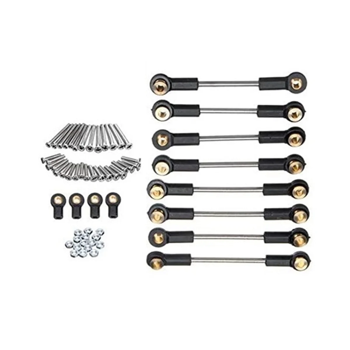 Metal Chassis Suspension Link Tie Rod Set for C14 C24 C24-1 1/16 RC Car Upgrade Parts Accessories
Metal Chassis Suspension Link Tie Rod Set for C14 C24 C24-1 1/16 RC Car Upgrade Parts Accessories