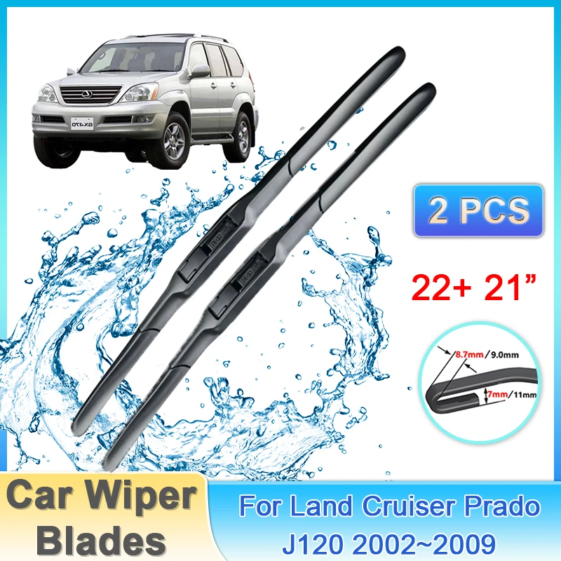 Car Wiper Blade For Toyota Land Cruiser Prado J120 Lexus GX470 2002~2009 Front Windscreen Window Windshield Wipers Accessories 
Car Wiper Blade For Toyota Land Cruiser Prado J120 Lexus GX470 2002~2009 Front Windscreen Window Windshield Wipers Accessories