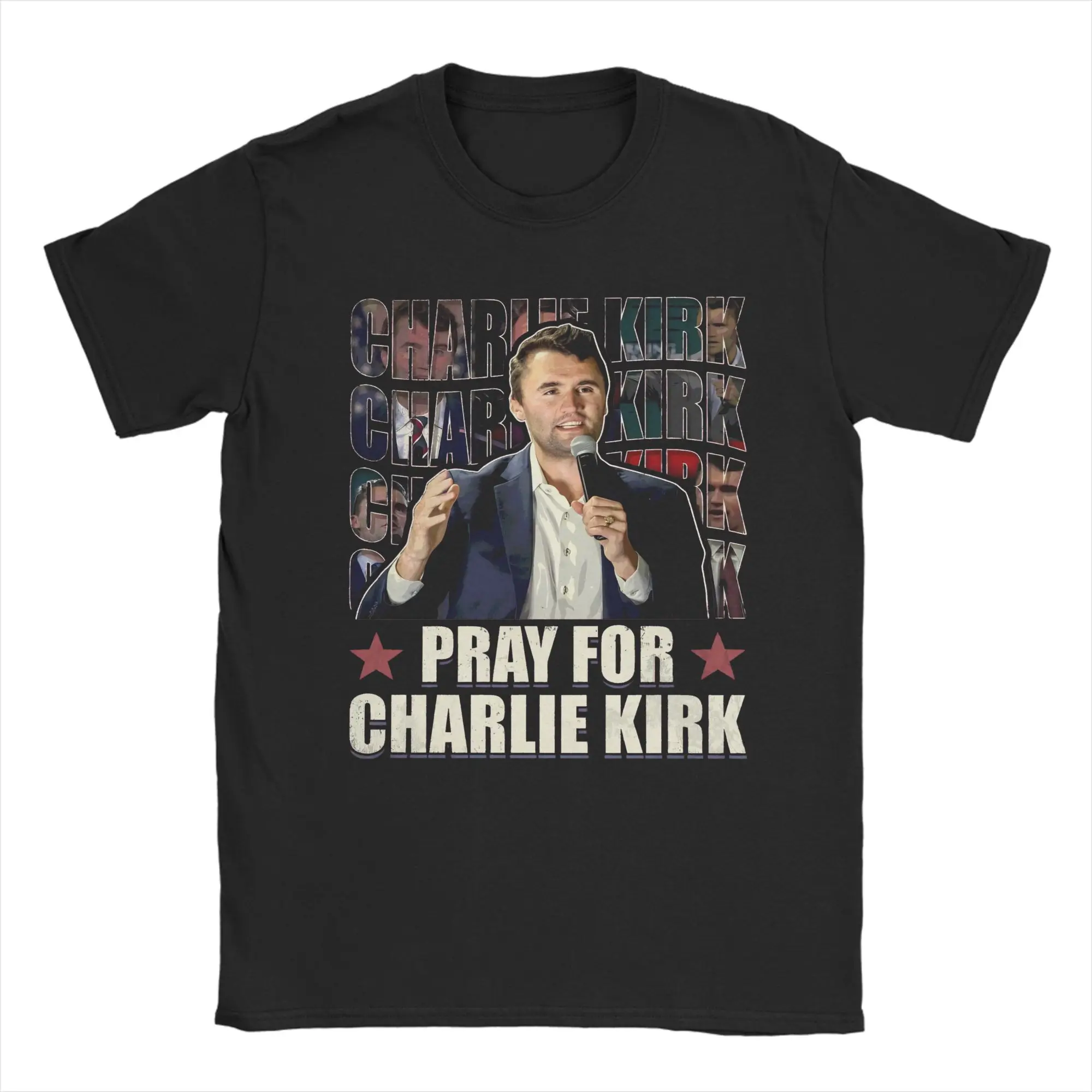Pray for Charlie Kirk Charlie Kirk 2025 T-Shirt for Men Novelty Cotton Tees O Neck Short Sleeve T Shirt Birthday Present Clothes
Pray for Charlie Kirk Charlie Kirk 2025 T-Shirt for Men Novelty Cotton Tees O Neck Short Sleeve T Shirt Birthday Present Clothes