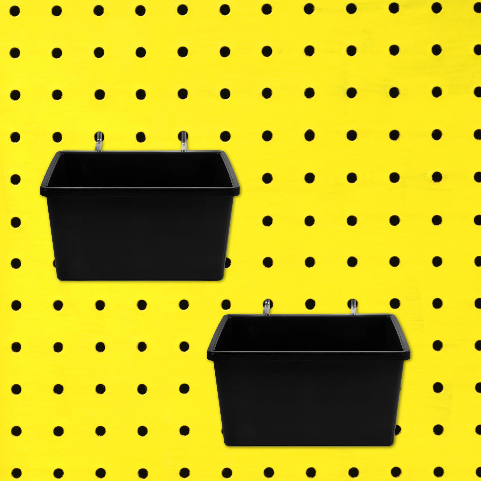 6 set Parts Storage Box Bins Thickened Pegboard Hooks Containers Workshop Organizer Black Plastic
6 set Parts Storage Box Bins Thickened Pegboard Hooks Containers Workshop Organizer Black Plastic