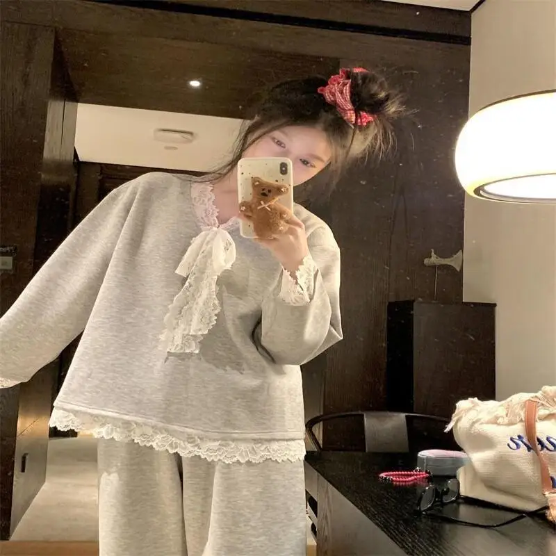 Сексуальный пижамный комплект, модная домашняя одежда, женский теплый костюм, комплекты женской одежды из двух предметов, трикотажный тренд 2025, новые одинаковые спортивные наряды
Сексуальный пижамный комплект, модная домашняя одежда, женский теплый костюм, комплекты женской одежды из двух предметов, трикотажный тренд 2025, новые одинаковые спортивные наряды