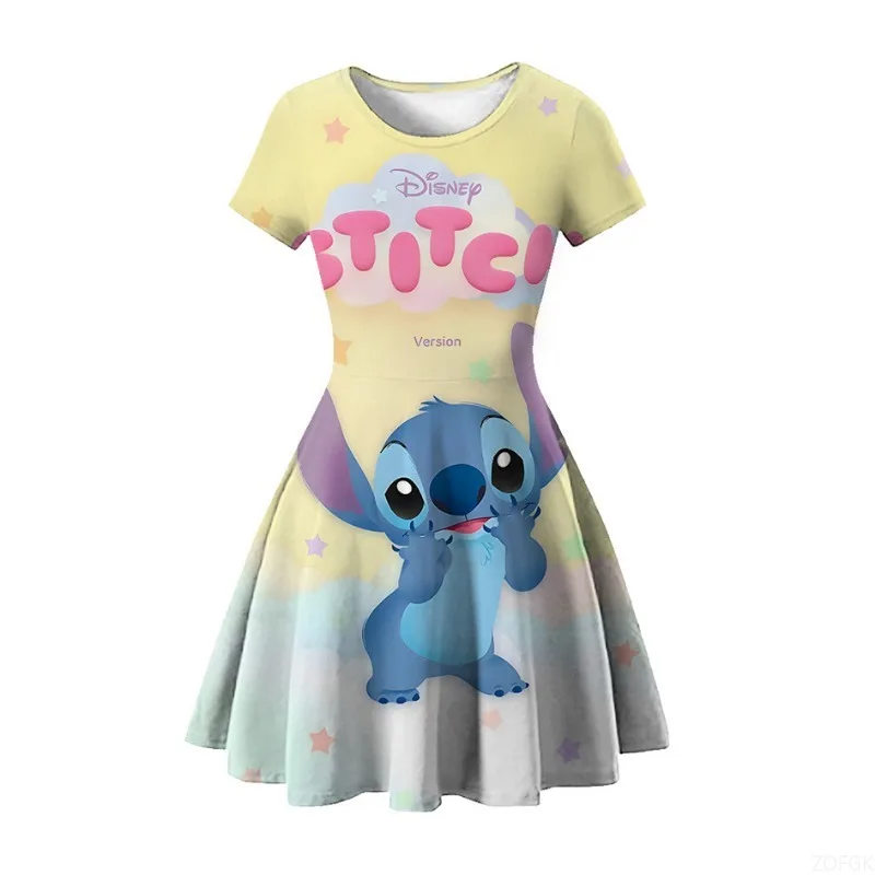 Girls' Summer Stitch Dress, Children's Short Sleeved Princess Dress, Cartoon Round Neck Skirt birthday girl dress
Girls' Summer Stitch Dress, Children's Short Sleeved Princess Dress, Cartoon Round Neck Skirt birthday girl dress