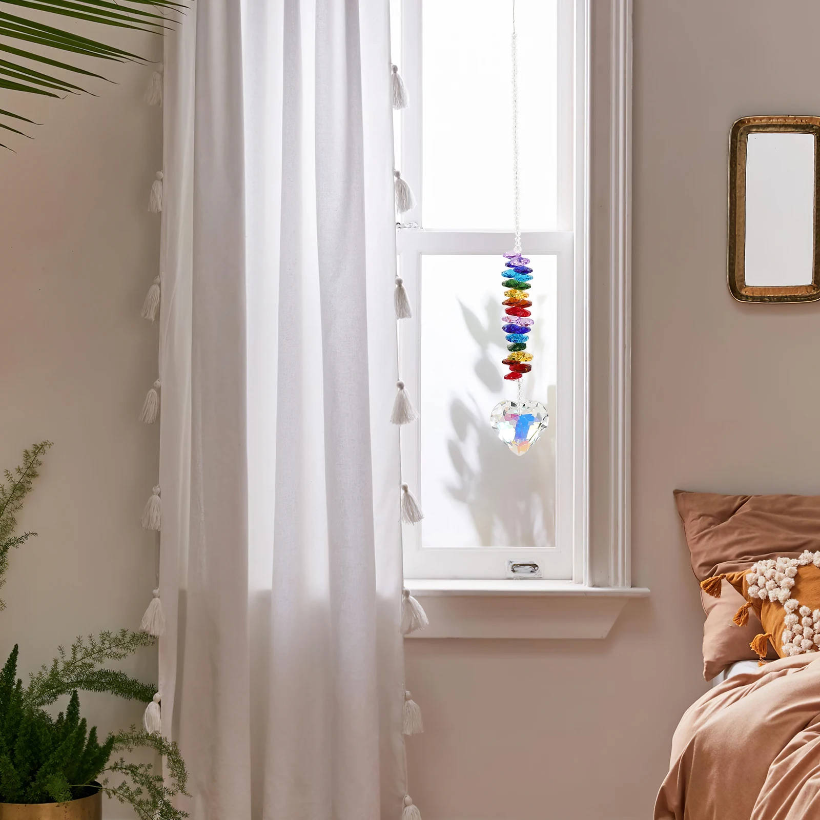 Crystal Heart Hanging Decoration for Window Home Colors Heart Hanging Decor Gift Suncatcher For Window Women
Crystal Heart Hanging Decoration for Window Home Colors Heart Hanging Decor Gift Suncatcher For Window Women