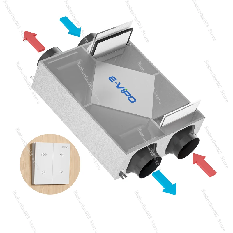 Air Recuperator Fresh Air Ventilation System Home ERV Energy Recovery Ventilator Hrv Heat Recovery Ventilation
Air Recuperator Fresh Air Ventilation System Home ERV Energy Recovery Ventilator Hrv Heat Recovery Ventilation