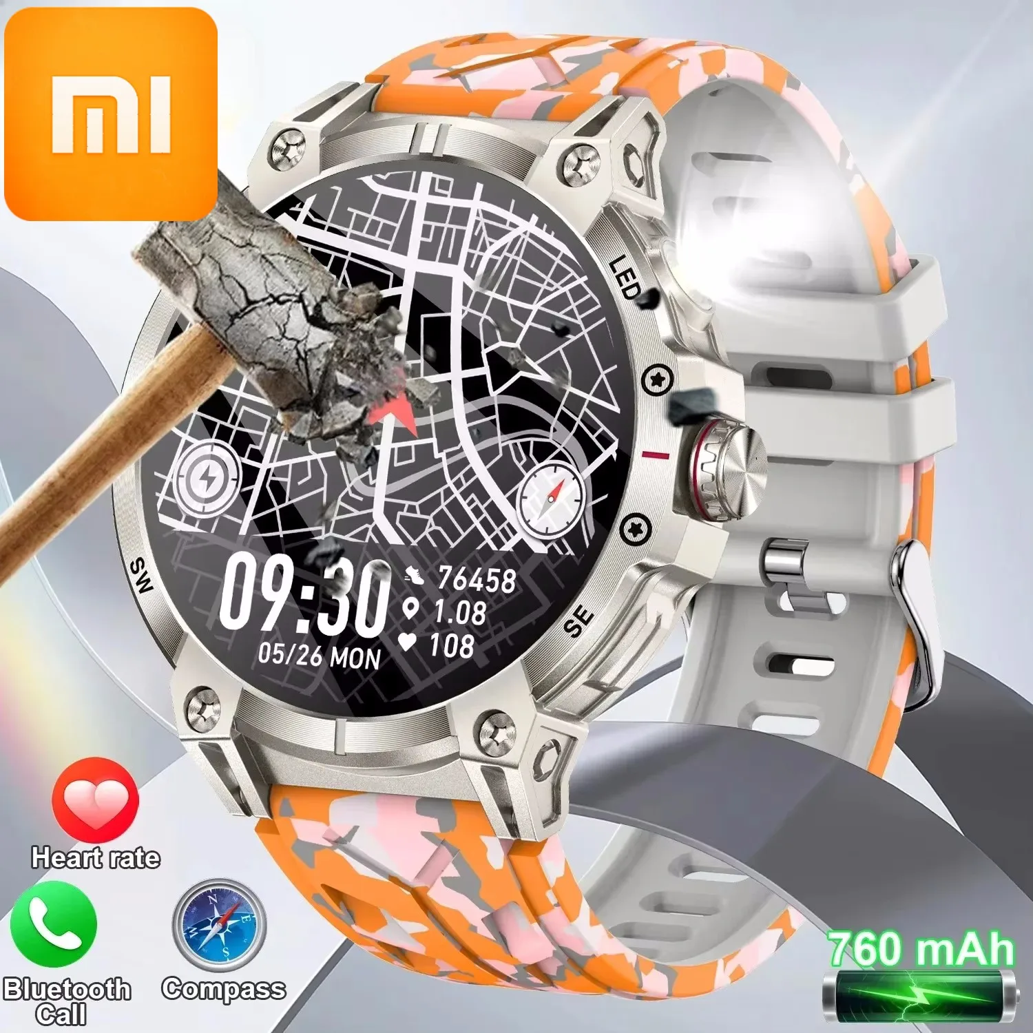 XIAOMI 2026 New GPS Smartwatch New Large Battery Outdoor Smart Watch Men 1.85 inch HD IP68 Waterproof Compass Bluetooth Call
XIAOMI 2026 New GPS Smartwatch New Large Battery Outdoor Smart Watch Men 1.85 inch HD IP68 Waterproof Compass Bluetooth Call