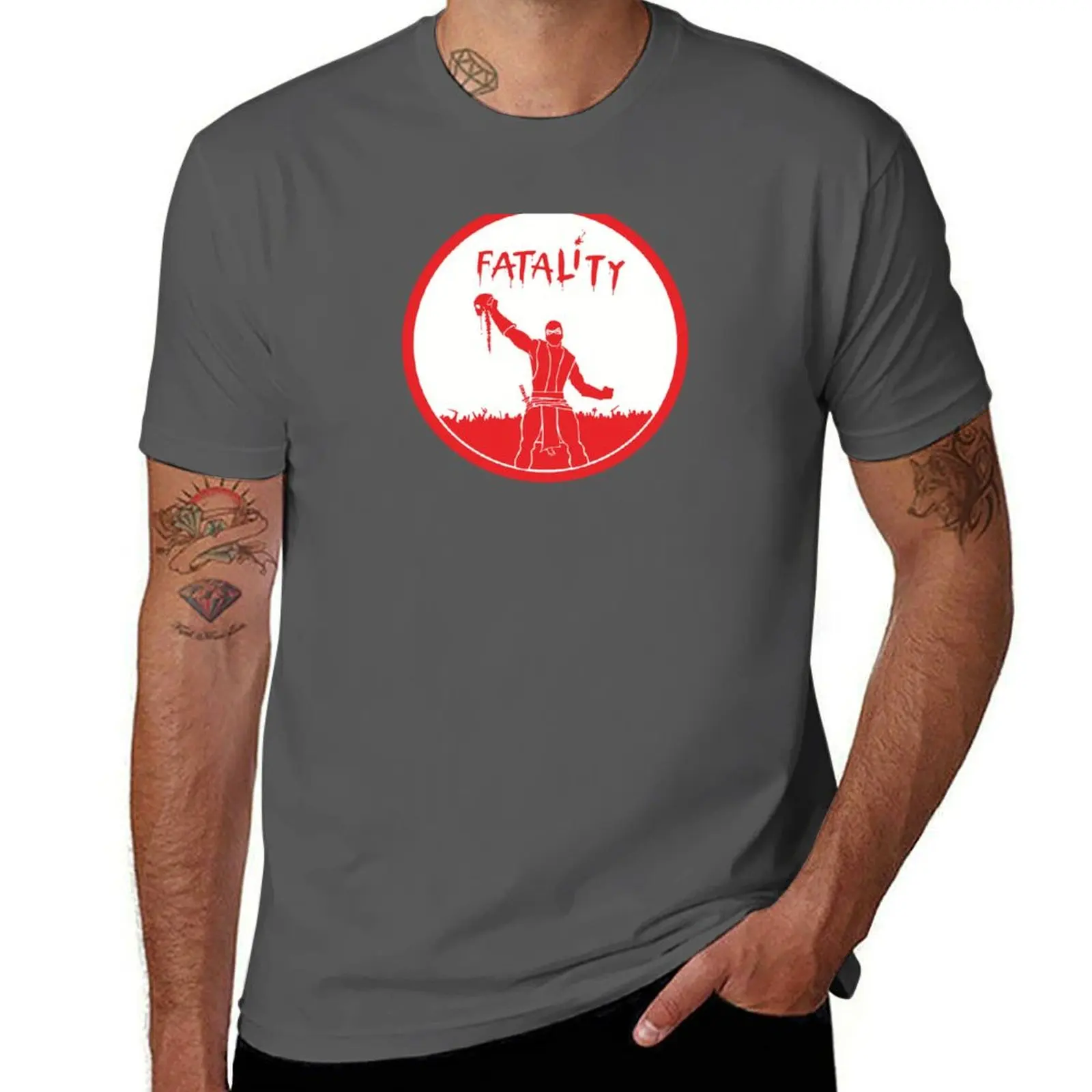 Mortal Kombat - Fatality T-Shirt Anti-Fade Casual Tee Shirt
Mortal Kombat - Fatality T-Shirt Anti-Fade Casual Tee Shirt