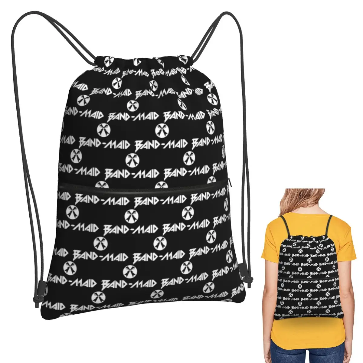 Band Maid Japan Metal Rock Backpacks Fashion Drawstring Bundle Pocket Sports Bag Book Bags for Travel School
Band Maid Japan Metal Rock Backpacks Fashion Drawstring Bundle Pocket Sports Bag Book Bags for Travel School