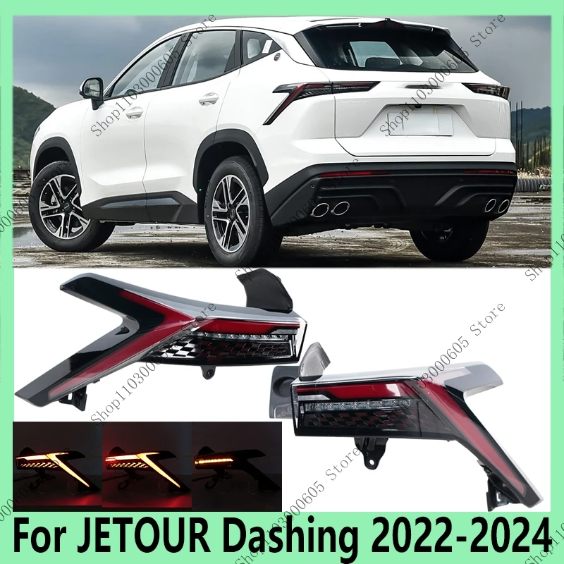 Для JETOUR Dashing 2022 2023 2024, автомобильные аксессуары, задний фонарь в сборе, поворотные огни, стоп-сигналы, сигнальные огни заднего хода
Для JETOUR Dashing 2022 2023 2024, автомобильные аксессуары, задний фонарь в сборе, поворотные огни, стоп-сигналы, сигнальные огни заднего хода