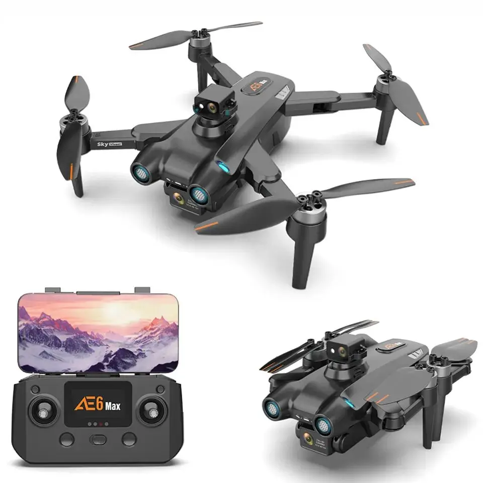 AE6 MAX 5G GPS drone Professional 8k optical camera rc obstacle avoidance drones brushless motor Professional Quadcopter toys
AE6 MAX 5G GPS drone Professional 8k optical camera rc obstacle avoidance drones brushless motor Professional Quadcopter toys
