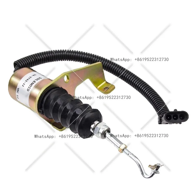 Excavator parts are suitable for Yuchai YC85-8 engine oil stop and flameout solenoid valve switch SA-3742-12
Excavator parts are suitable for Yuchai YC85-8 engine oil stop and flameout solenoid valve switch SA-3742-12