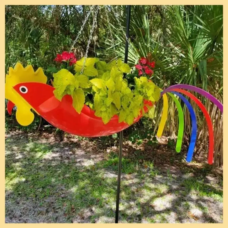 GOOD-Metal Flower Pot Exquisite Shape Colorful Flower Pot Hanging Planter Garden Decorative Flower Pots
GOOD-Metal Flower Pot Exquisite Shape Colorful Flower Pot Hanging Planter Garden Decorative Flower Pots