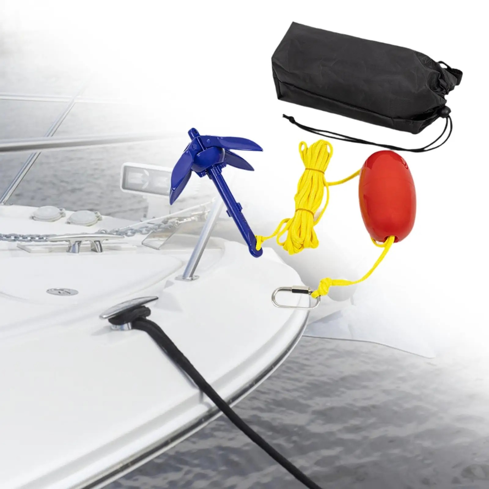 Небольшой лодочный якорь, складной якорь-грепнель, синий металлический портативный морской аксессуар с веревкой для надувной лодки
Небольшой лодочный якорь, складной якорь-грепнель, синий металлический портативный морской аксессуар с веревкой для надувной лодки