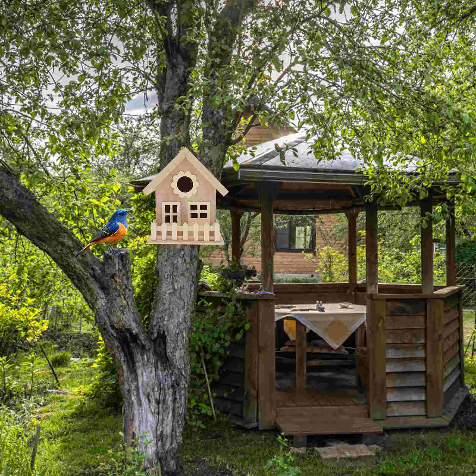 Wooden Birds Nest Double for Small Birds Craft Bird House Unfinished Room Accessories Bamboo Style Pet Supplies
Wooden Birds Nest Double for Small Birds Craft Bird House Unfinished Room Accessories Bamboo Style Pet Supplies