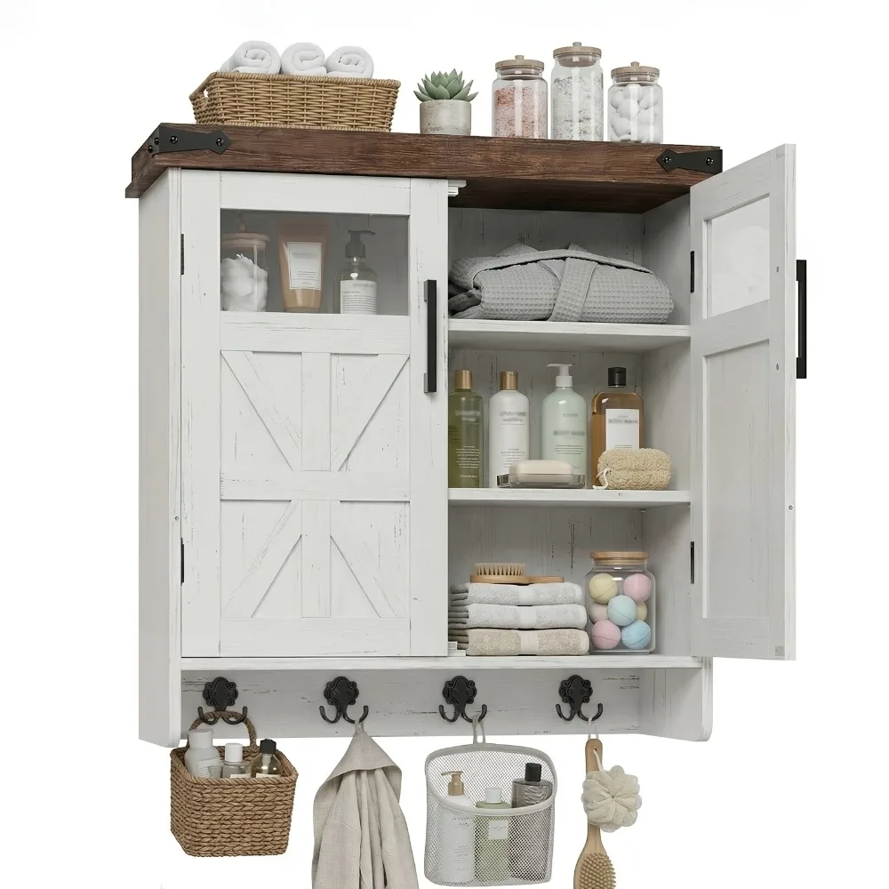Over-The-Toilet Bathroom Wall Cabinet Featuring Adjustable Shelves, Organizer for Medicine Storage in Bathroom, Kitchen
Over-The-Toilet Bathroom Wall Cabinet Featuring Adjustable Shelves, Organizer for Medicine Storage in Bathroom, Kitchen