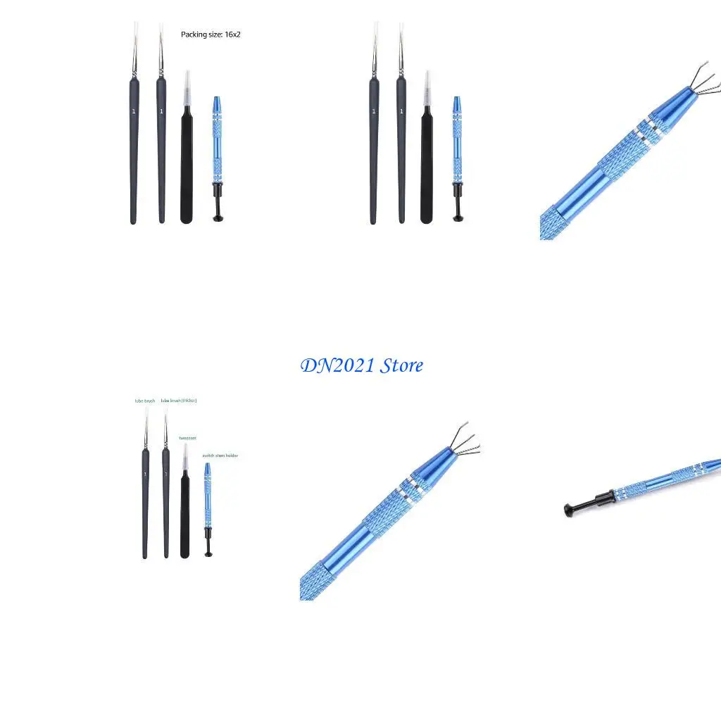 F3KE for MX Mechanical Keyboard Switch Stem Holder Tweezers Lube Brushes Grabber Set
F3KE for MX Mechanical Keyboard Switch Stem Holder Tweezers Lube Brushes Grabber Set