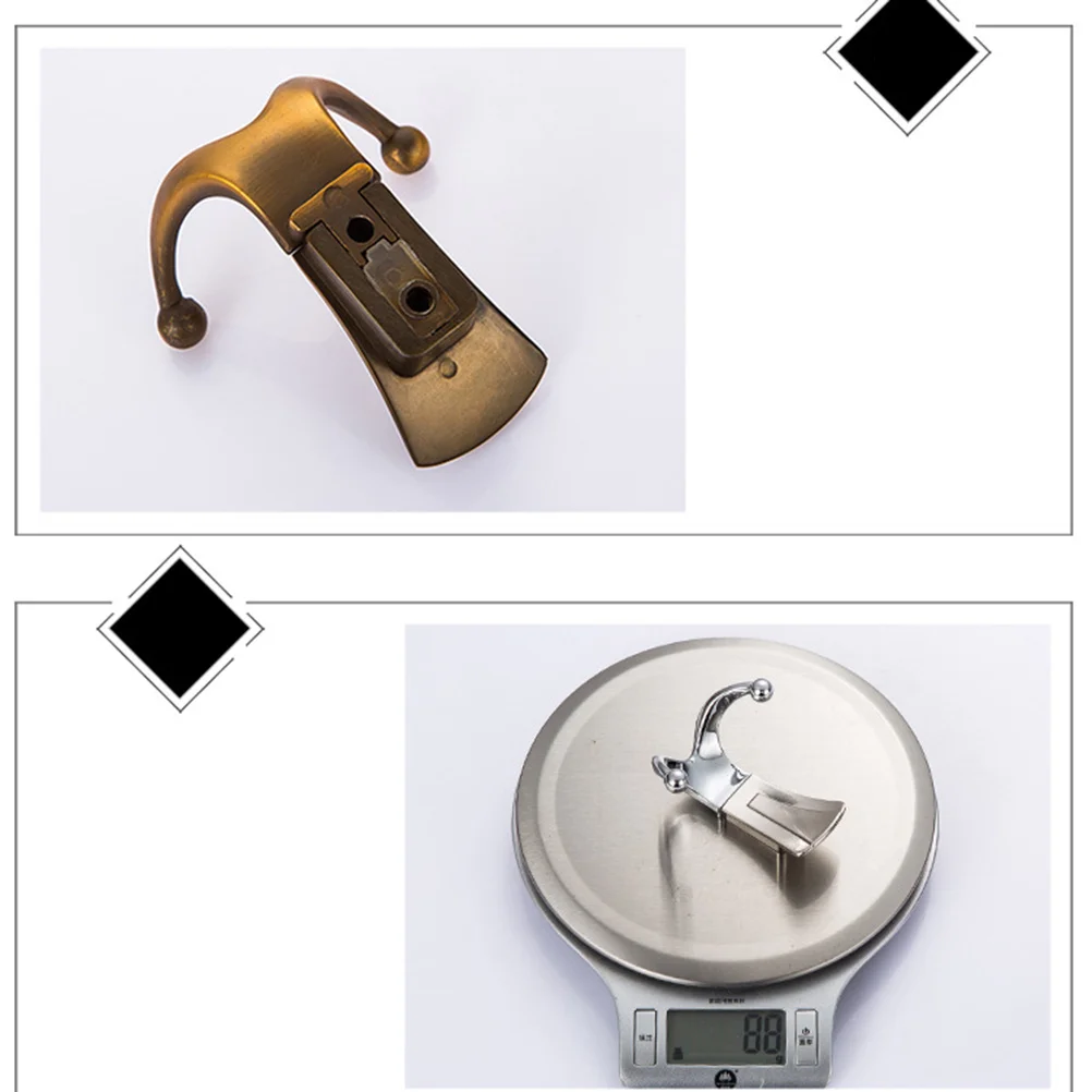 Heavy Duty Double Coat Hook Aluminium Alloy Wall Mounted Rack for Bathroom Kitchen Garage Towels Scarves Robes Bags Keys
Heavy Duty Double Coat Hook Aluminium Alloy Wall Mounted Rack for Bathroom Kitchen Garage Towels Scarves Robes Bags Keys