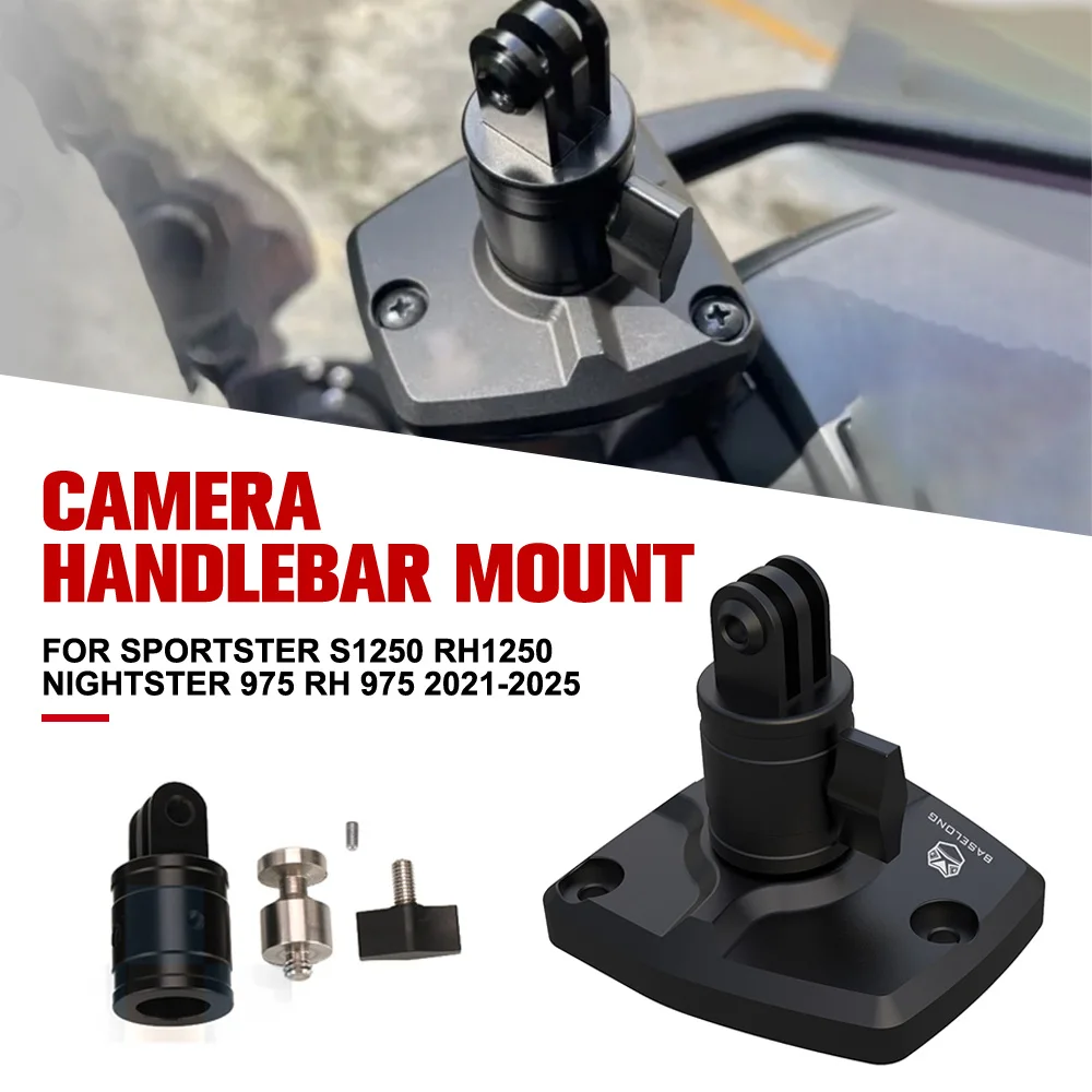 For Sportster S1250 RH1250 Nightster 975 RH 975 2021 2022 2023 2024 2025 Motorcycle Camera Mount Handlebar Bracket Accessories
For Sportster S1250 RH1250 Nightster 975 RH 975 2021 2022 2023 2024 2025 Motorcycle Camera Mount Handlebar Bracket Accessories