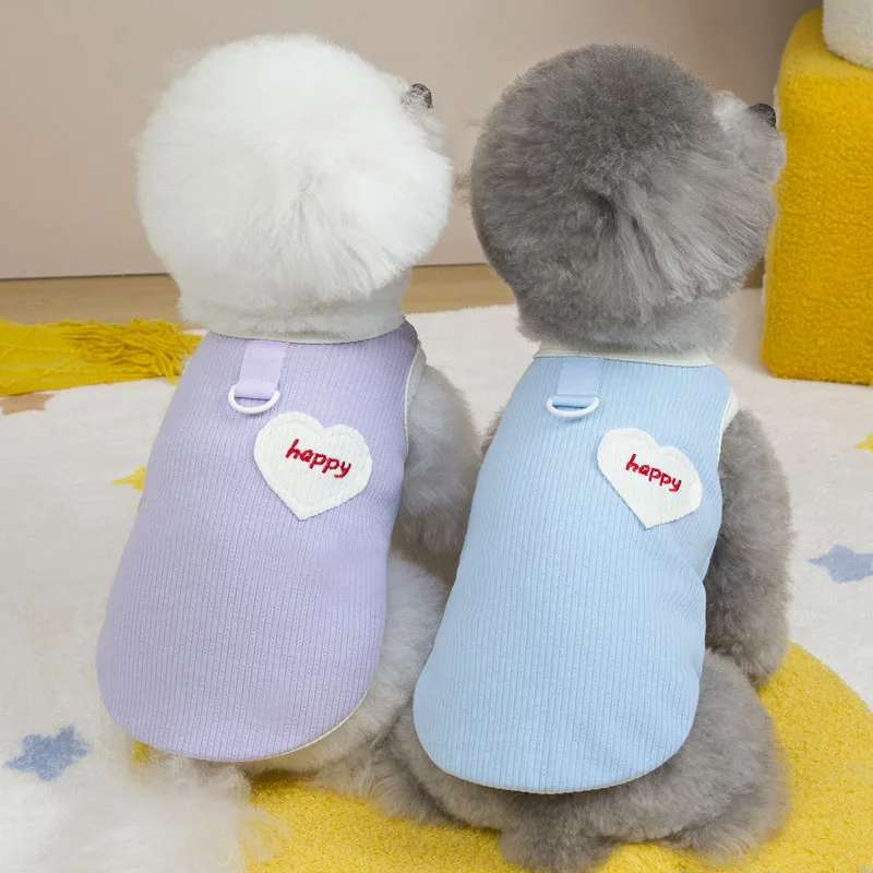Pet Clothes Dog Vest Summer Breathable Sleeveless Hoodies Blue Purple Clothing Puppy Sweatshirt Tank Top Costume For Small Dogs
Pet Clothes Dog Vest Summer Breathable Sleeveless Hoodies Blue Purple Clothing Puppy Sweatshirt Tank Top Costume For Small Dogs