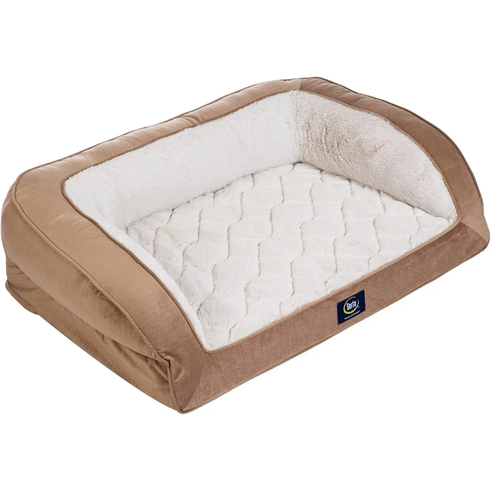 Orthopedic Quilted Couch Dog Bed for Pets – Desert Sand (Large)
Orthopedic Quilted Couch Dog Bed for Pets – Desert Sand (Large)