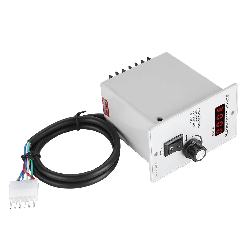 AC 220V 50Hz 400W Digital Motor Controller Stepless Regulator 1450rpm PLC Compatible
AC 220V 50Hz 400W Digital Motor Controller Stepless Regulator 1450rpm PLC Compatible