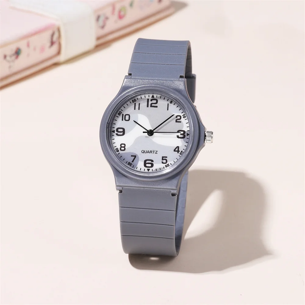 simple trendy camouflage band quartz students watch
simple trendy camouflage band quartz students watch