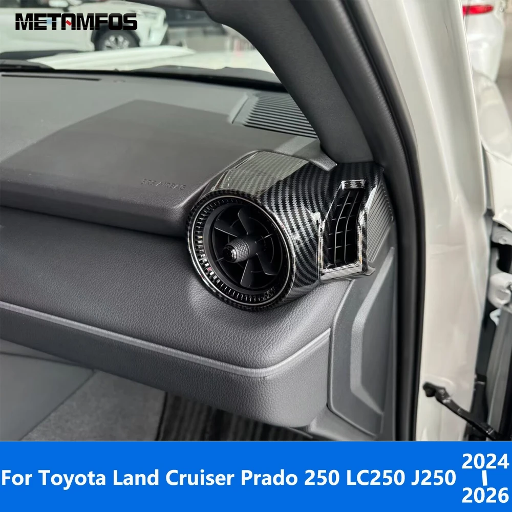 Для Toyota Land Cruiser Prado 250 LC250 J250 2024 2025 2026 передняя вентиляционная крышка из углеродного волокна, накладка, аксессуары для интерьера
Для Toyota Land Cruiser Prado 250 LC250 J250 2024 2025 2026 передняя вентиляционная крышка из углеродного волокна, накладка, аксессуары для интерьера