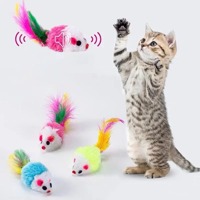 Colored Feathers Fur False Mouse Pet Cat Toys Feather Rainbow Ball Toy Cats Scratching Funny Playing Toys for Cats Pet Supplies
Colored Feathers Fur False Mouse Pet Cat Toys Feather Rainbow Ball Toy Cats Scratching Funny Playing Toys for Cats Pet Supplies