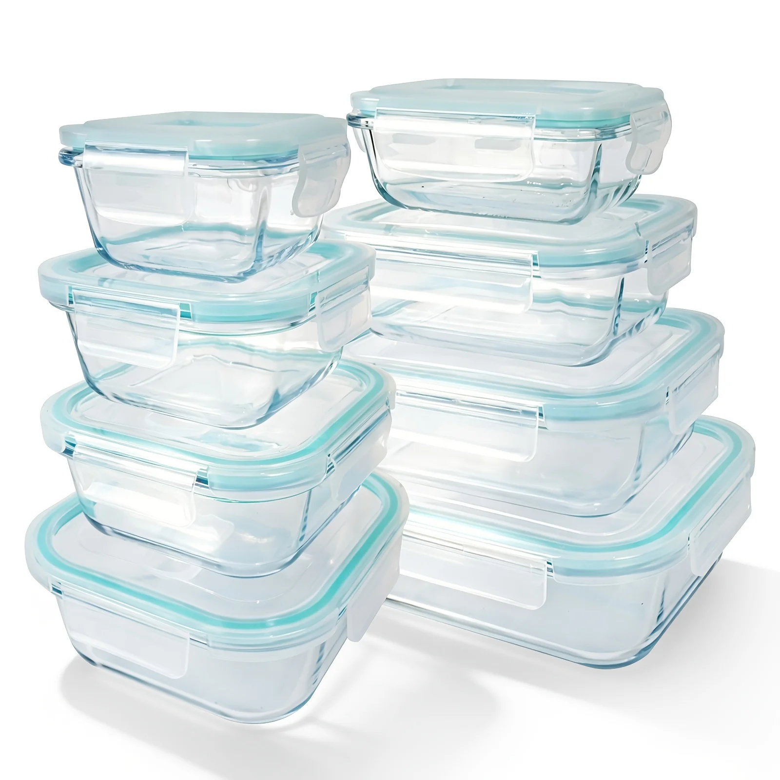 16/24 Sealed Glass Food Storage Boxes, Fresh-Keeping Boxes, Microwave Ovens, Ovens(8/12 Box+8/12 Lid) - Suitable for Salads, Fruits, Vegetables, Sandwiches, Bento Boxes | Sealed Storage | Durable Outdoor Lunch Boxes
16/24 Sealed Glass Food Storage Boxes, Fresh-Keeping Boxes, Microwave Ovens, Ovens(8/12 Box+8/12 Lid) - Suitable for Salads, Fruits, Vegetables, Sandwiches, Bento Boxes | Sealed Storage | Durable Outdoor Lunch Boxes