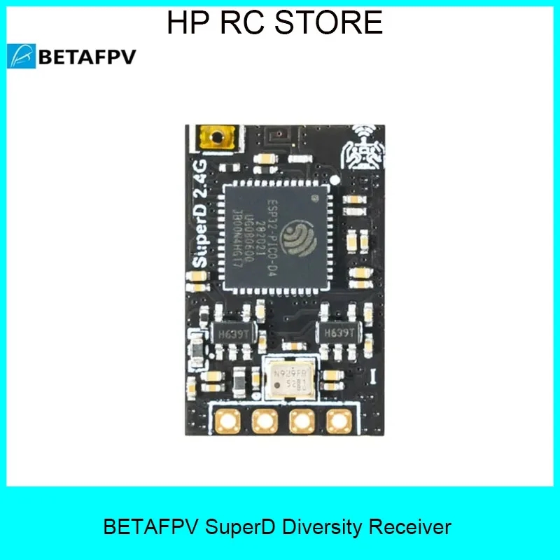 BETAFPV SuperD Diversity Receiver for FPV Drones Long Range ELRS 2.4G/915/868MHz
BETAFPV SuperD Diversity Receiver for FPV Drones Long Range ELRS 2.4G/915/868MHz