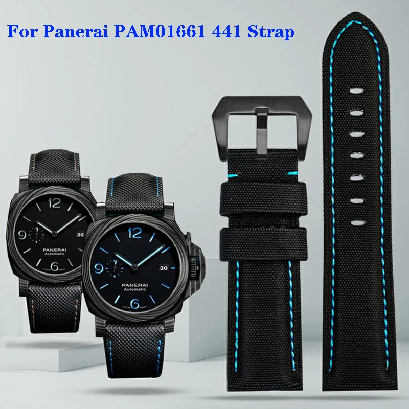 Ремешок нейлоновый кожаный для наручных часов Panerai PAM01661 441, черный, синий ремешок для наручных часов, аксессуары для часов, ремешок 22 мм, 24 мм, 26 мм
Ремешок нейлоновый кожаный для наручных часов Panerai PAM01661 441, черный, синий ремешок для наручных часов, аксессуары для часов, ремешок 22 мм, 24 мм, 26 мм
