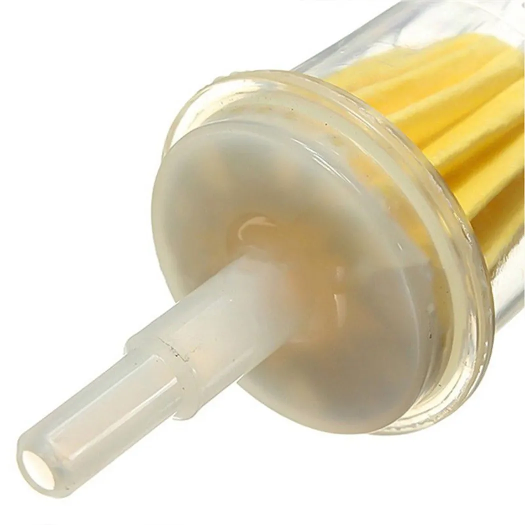 Transparent Nylon Fuel Filter Set for Gas Powered Lawn Mowers Compatible with 6mm 1/4 inch and 8mm 5/16 inch Fuel Lines
Transparent Nylon Fuel Filter Set for Gas Powered Lawn Mowers Compatible with 6mm 1/4 inch and 8mm 5/16 inch Fuel Lines