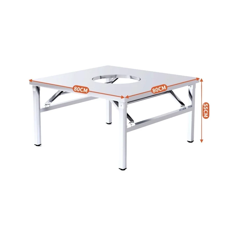 Stainless steel grilling, restaurant foldable storage square table folding table
Stainless steel grilling, restaurant foldable storage square table folding table