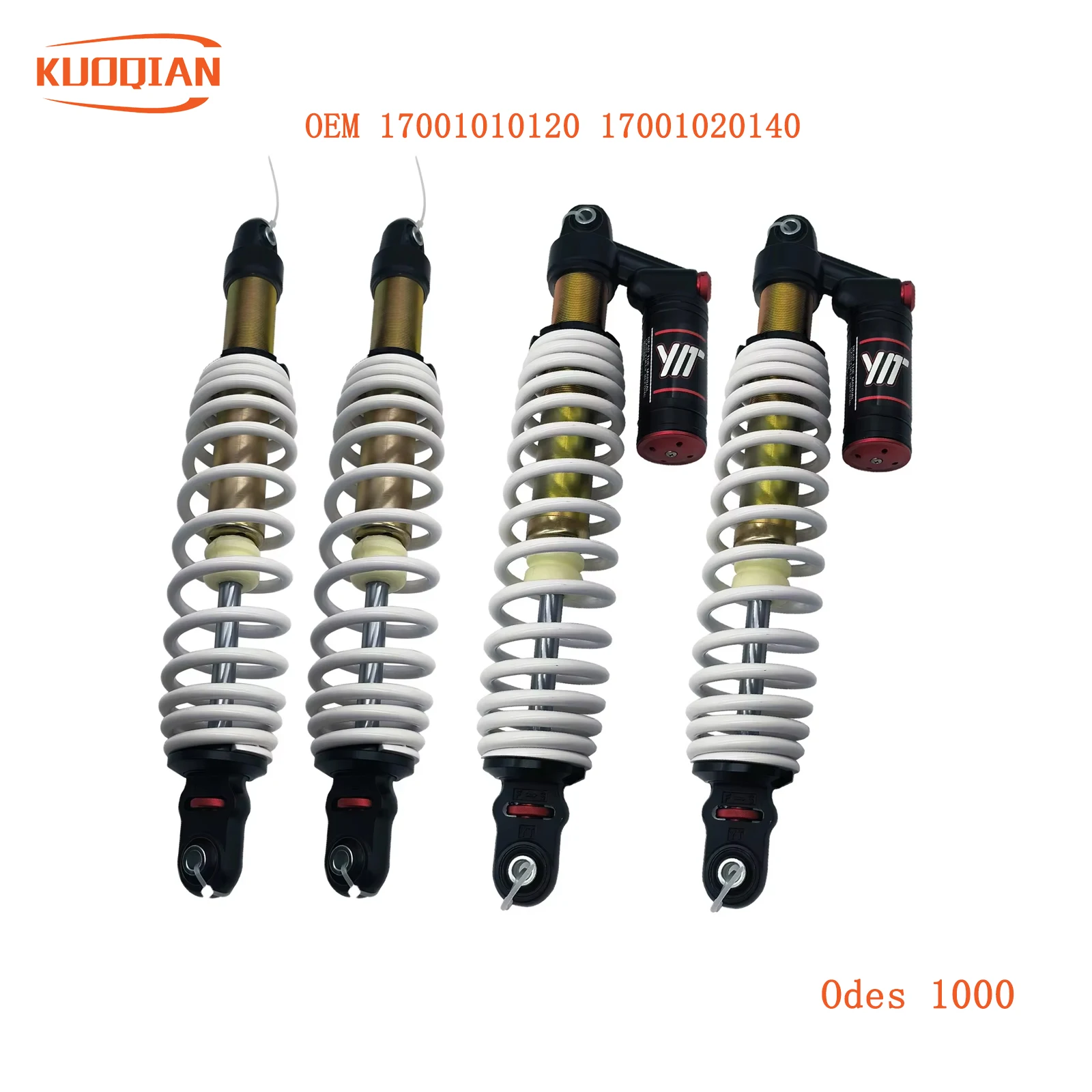 2PCS Front Shock Or Rear shock Absorber Assembly For Liangzi Odes 1000 ATV QUAD GO KART 17001010120 17001020140
2PCS Front Shock Or Rear shock Absorber Assembly For Liangzi Odes 1000 ATV QUAD GO KART 17001010120 17001020140