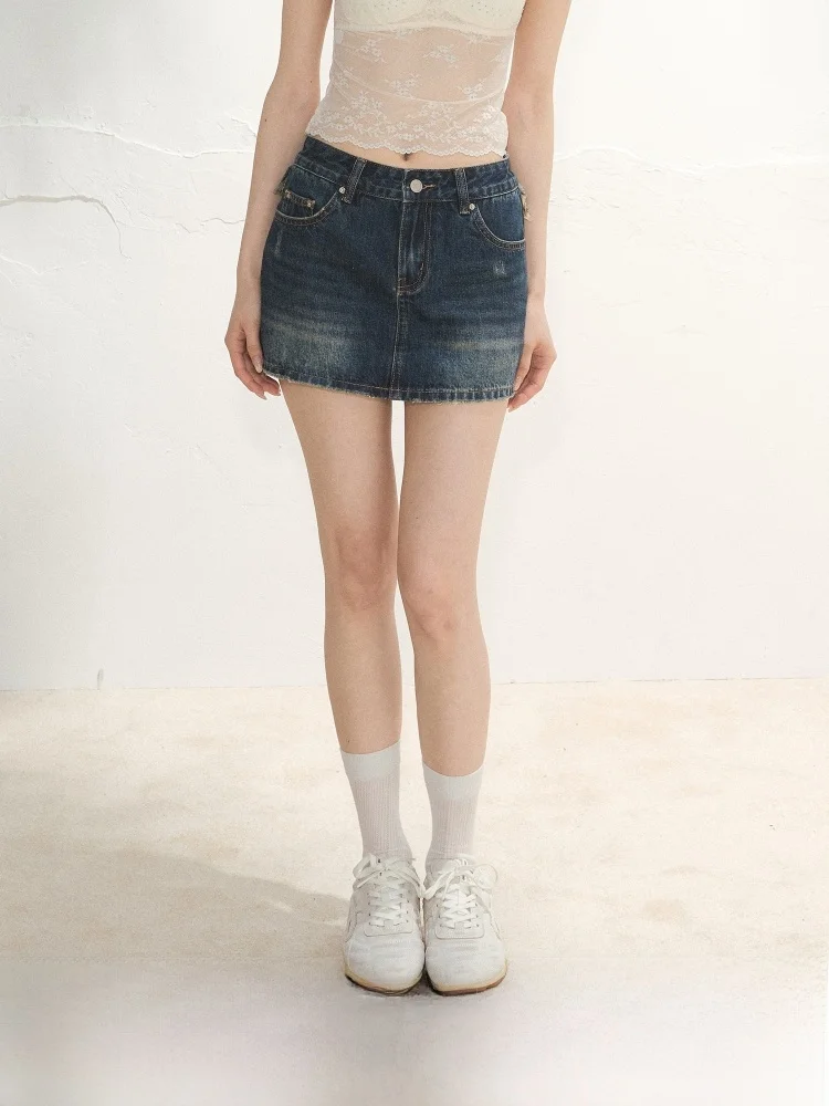ELEVEN SP Korean Style High Waist A-Line Denim Skirt Women's Bodycon Skirt Wear Resistant Commute Versatile Short Skirt
ELEVEN SP Korean Style High Waist A-Line Denim Skirt Women's Bodycon Skirt Wear Resistant Commute Versatile Short Skirt
