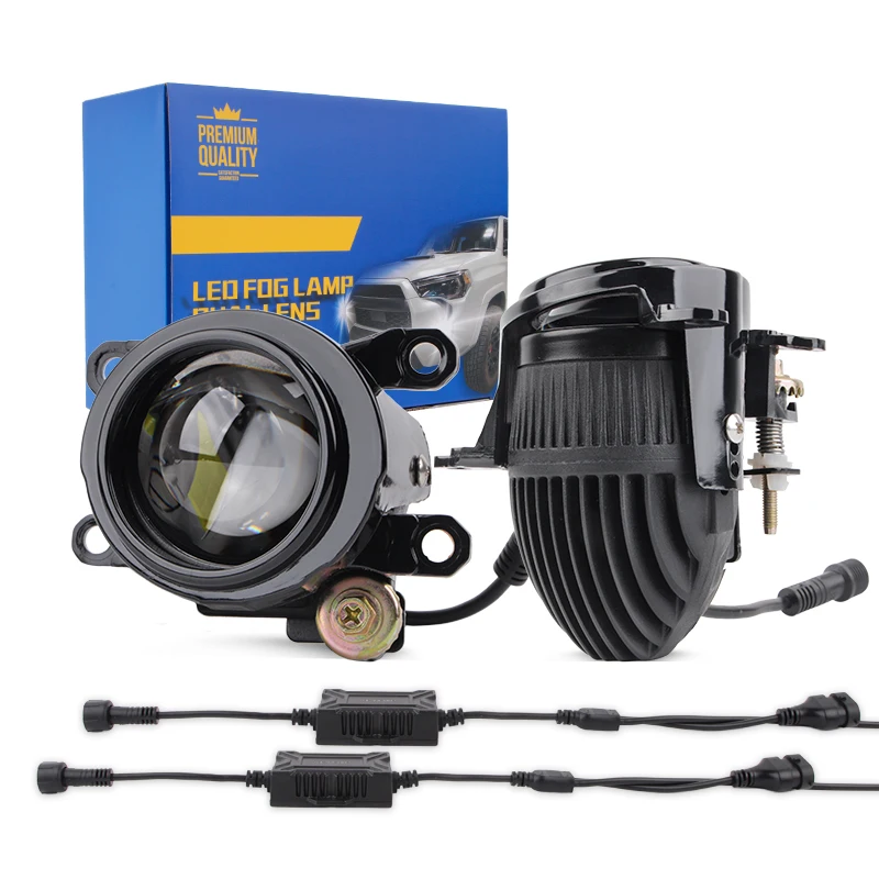 2.0 Inches Bi-LED fog light Projector Lens White Yellow High Low Beam Super Bright Fog For Toyota Corolla Prius 4Runner Yaris
2.0 Inches Bi-LED fog light Projector Lens White Yellow High Low Beam Super Bright Fog For Toyota Corolla Prius 4Runner Yaris 