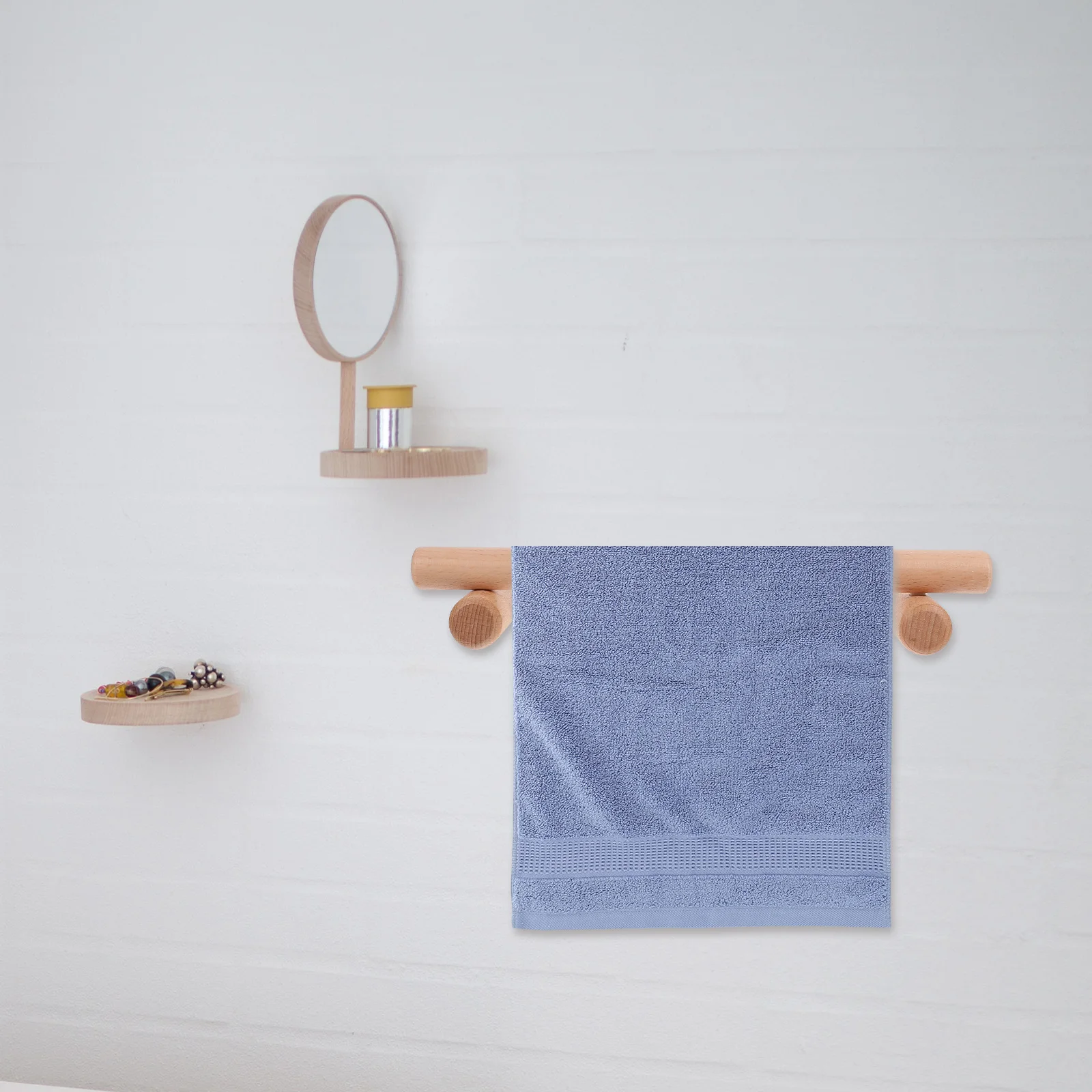 1Pcs Solid Wood Single Towel Bar Durable Storage Rack Space Saving Holder for Bathroom Kitchen 30cm Towel Rack
1Pcs Solid Wood Single Towel Bar Durable Storage Rack Space Saving Holder for Bathroom Kitchen 30cm Towel Rack