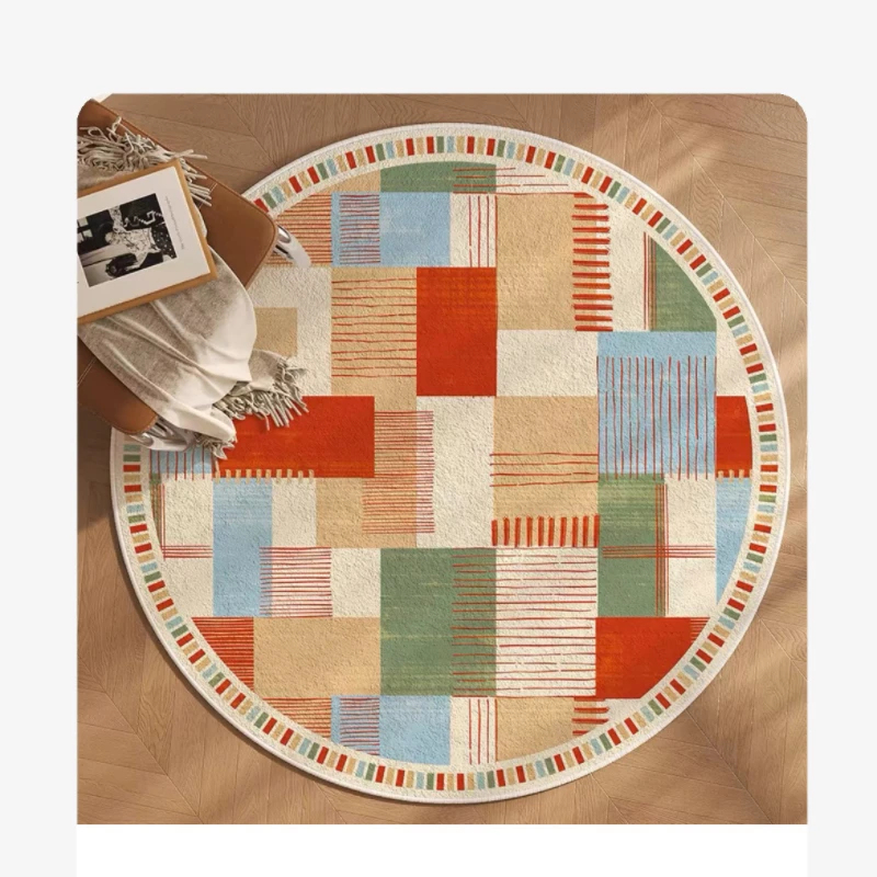 Round Geometric Pattern Area Rug, Colorful Modern Design for Home Decor, Ideal for Living Room & Bedroom, Soft and Durable Mater
Round Geometric Pattern Area Rug, Colorful Modern Design for Home Decor, Ideal for Living Room & Bedroom, Soft and Durable Mater